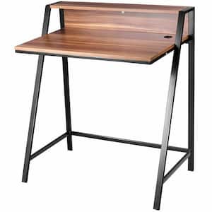 31 in. Rectangular Brown Desk Components