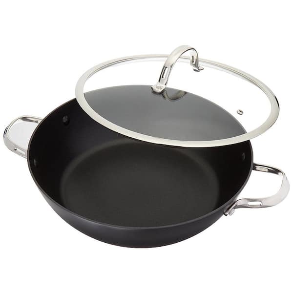 Cooks Standard 5 qt. Hard-Anodized Aluminum Nonstick Saute Pan in