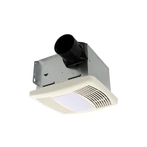 110 CFM Ceiling Bathroom Exhaust Fan with Light and Humidistat, ENERGY STAR