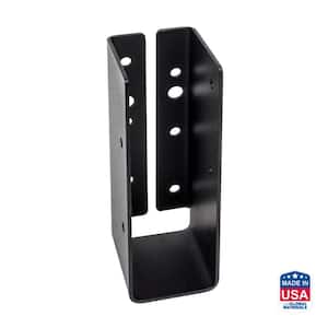 Outdoor Accents ZMAX, Black Concealed-Flange Light Joist Hanger for 2x6 Actual Rough Lumber