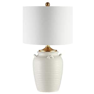 Lener 24 in. Ivory Table Lamp