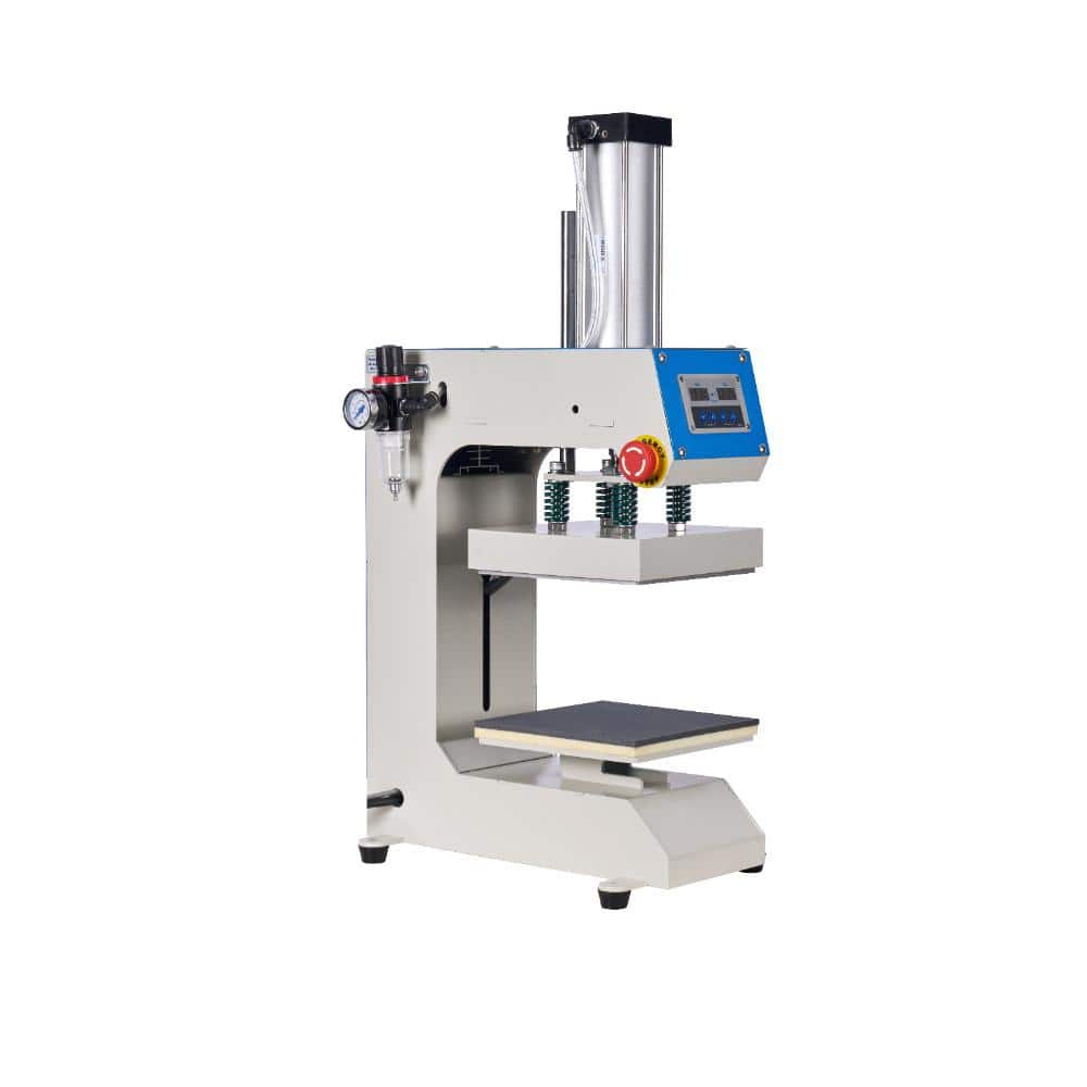 8'' x 8'' Blue Pneumatic Heat Press Machine with LCD Display