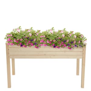 48 in. x 22 in. Wood Garden Bed with Feet