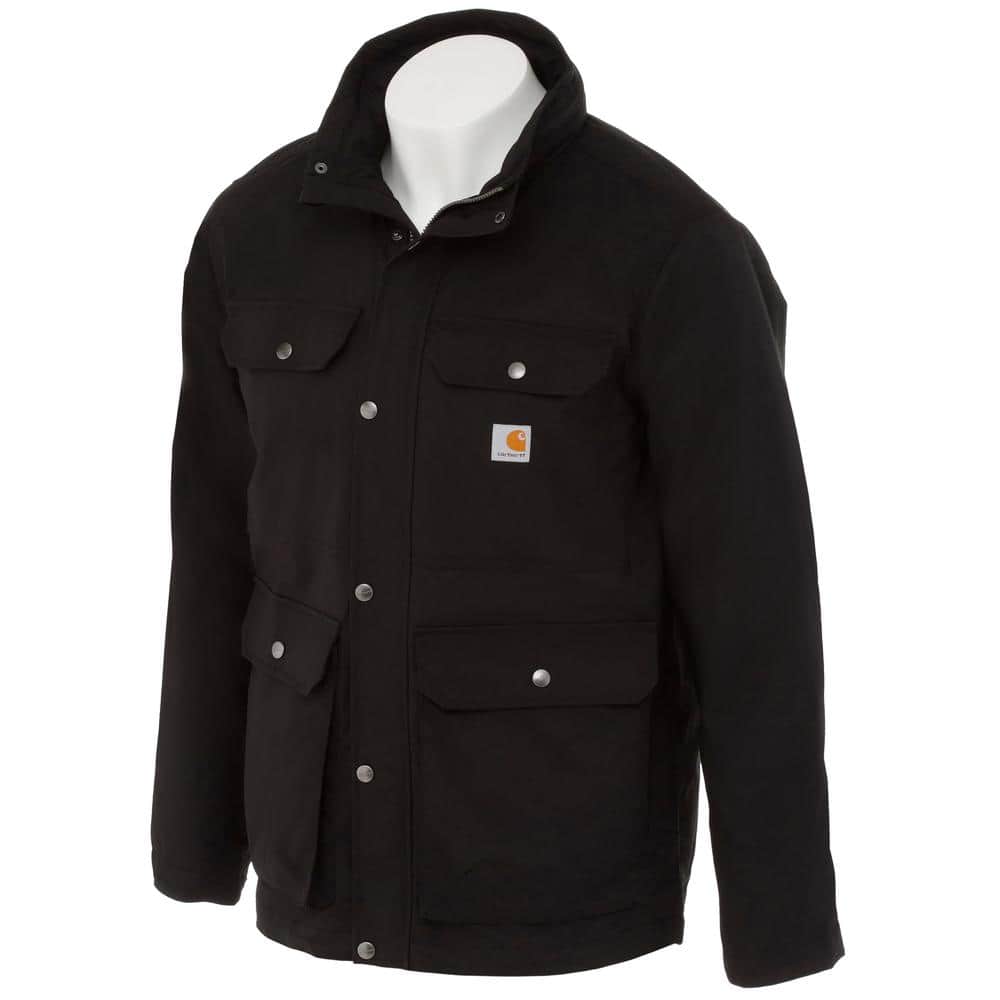 Carhartt Men'S Medium Black Nylon Utility Coat 103126-001 - The