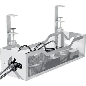 Under Desk Cable Management Tray - No Drill Cable Management For Glass