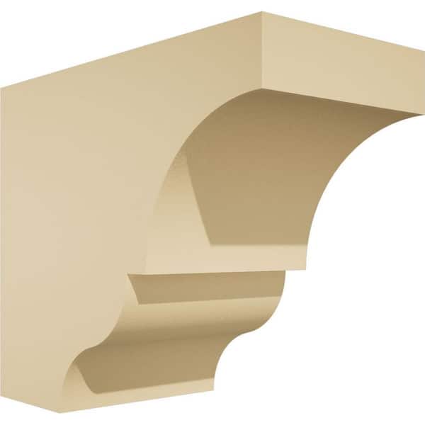 Ekena Millwork Standard Asheboro 6 in. W x 10 in. H x 12 in. D Polyurethane Rafter Tail Outlooker