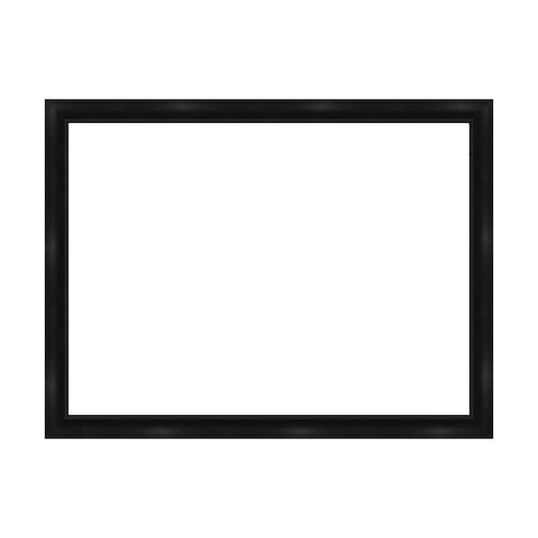 Amanti Art Mirror Makeover Grand Black Narrow 41.25 in. W x 31.25 in. H Bathroom Mirror Frame Border Kit-Fits a 40x30 mirror