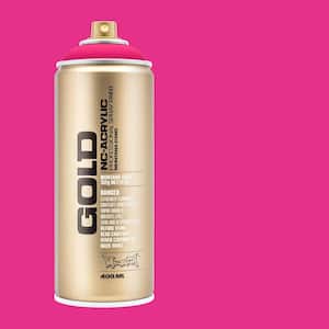 11 oz. GOLD Spray Paint, Fluorescent, Gleaming Pink