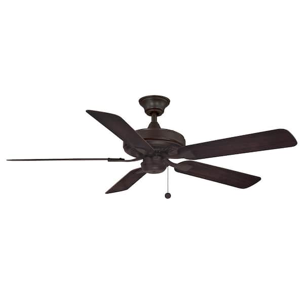 Edgewood 52 52 in. Indoor/Outdoor Dark Bronze with Dark Walnut Blades Ceiling Fan
