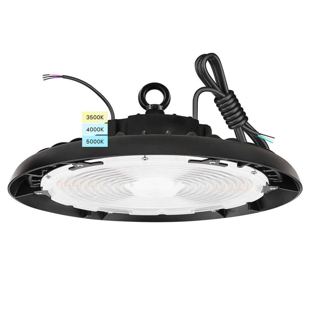 1ft. 200/220/240 Watt UFO High Bay LED Black Shop Lights, Up to 36000 Lumens, 3CCT, IP65, 120-277V, UL Listed price history on PriceWatchPro