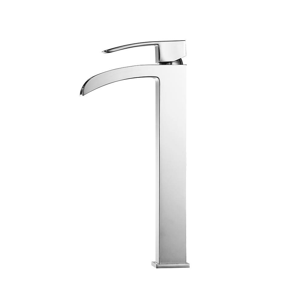 Belair Polished Chrome Single-Handle Waterfall Bathroom Faucet