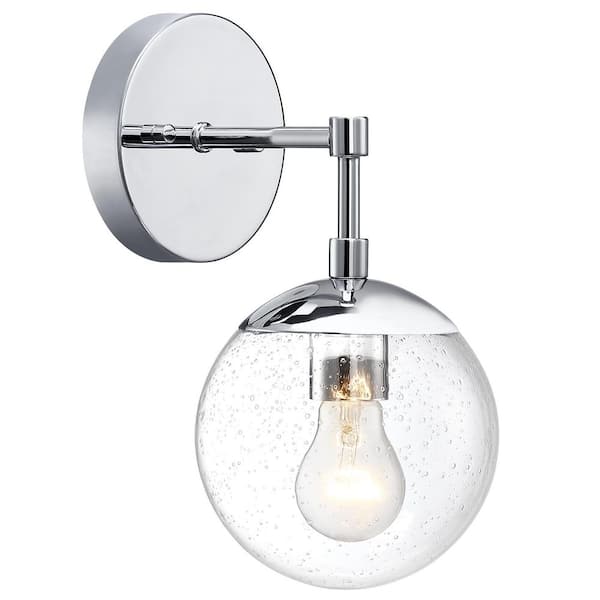 Design House Polished Chrome Gracelyn Wall Mount Sconce