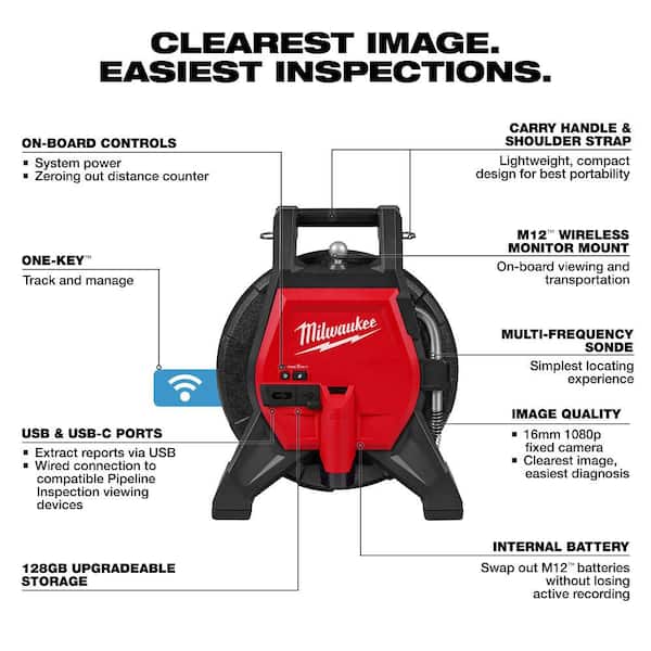 Milwaukee M12 12-Volt Lithium-Ion 65 ft. Ultra Flex Compact