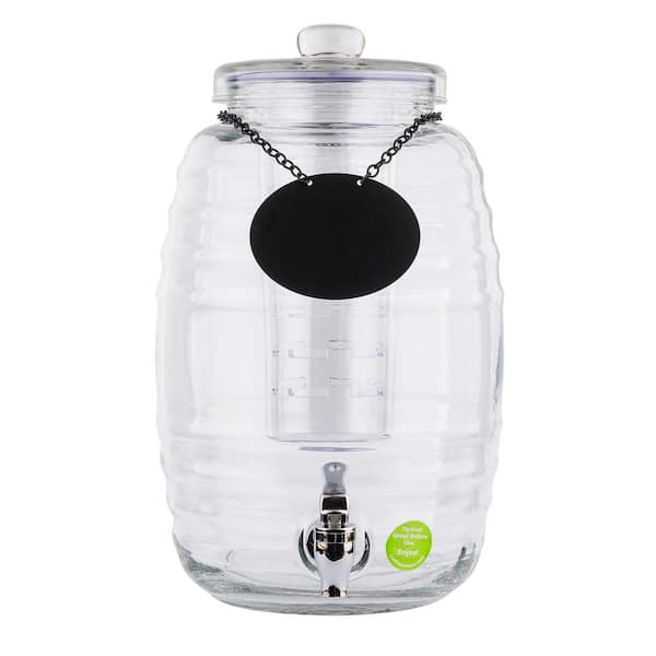 5 Gallon Glass Beverage Dispenser