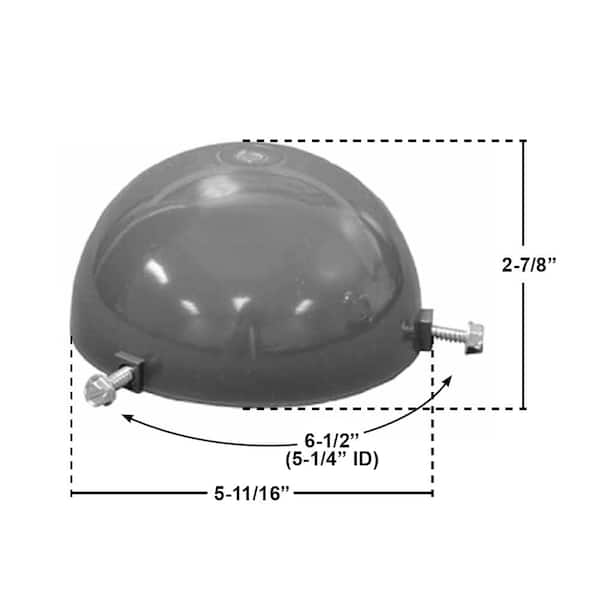 JONES STEPHENS - 3 in. x 4 in. PVC Mushroom Vent Cap