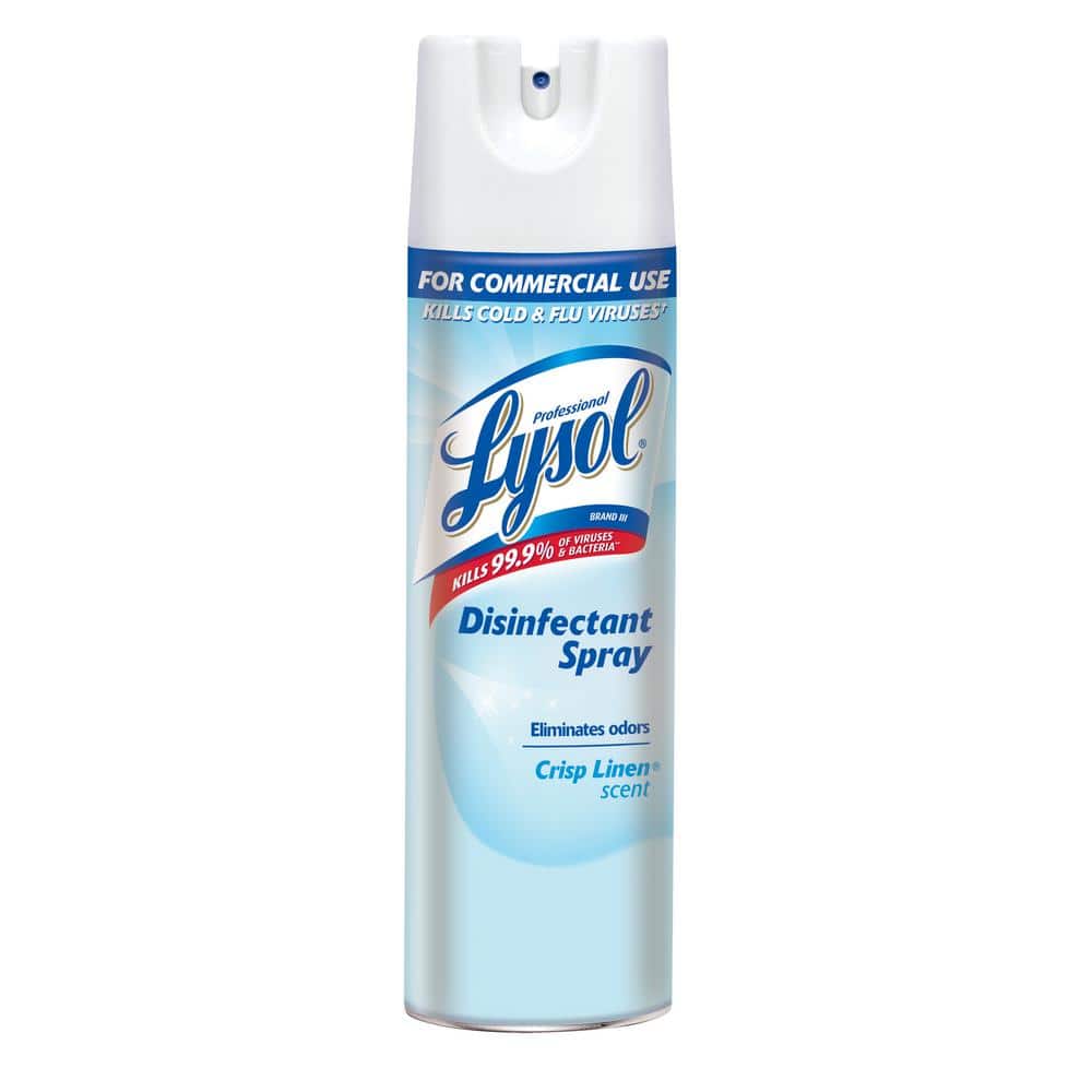 Lysol Disinfectant Spray Crisp Linen Scent 12.5 Oz Bottle Case Of 12 -  Office Depot