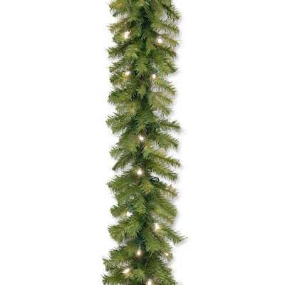 white light up garland