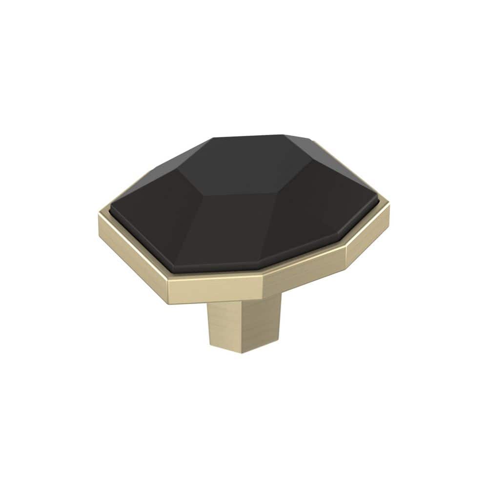 London 1-5/8 in. (41mm) Length Black Bronze/Golden Champagne Geometric Cabinet Knob price history on PriceWatchPro