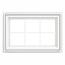 JELD-WEN 35.5 in. x 23.5 in. V-4500 Series White Vinyl Awning Window ...