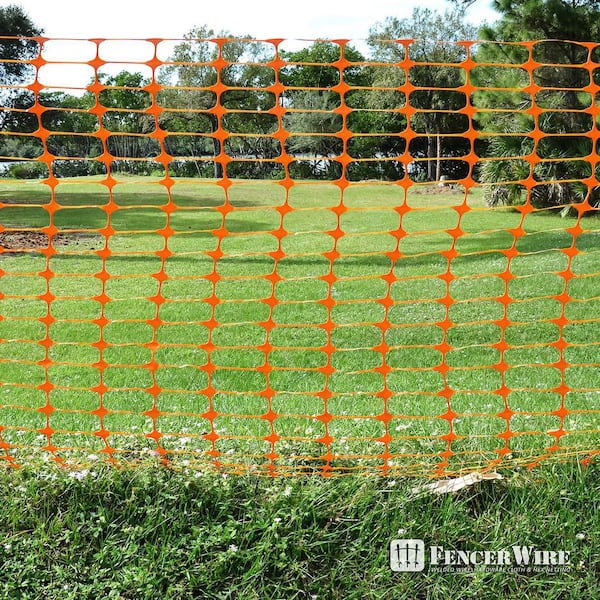 Plastic Garden Fencing Roll Deer Netting, Reusable Animal Construction  Barrier Netting, Temporary Pool Fences/ Snow Fence, Safety Net for Pet or  Child