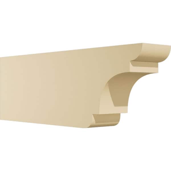 Ekena Millwork Standard New Brighton 4 in. W x 8 in. H x 24 in. D Signature Urethane Rafter Tail Outlooker