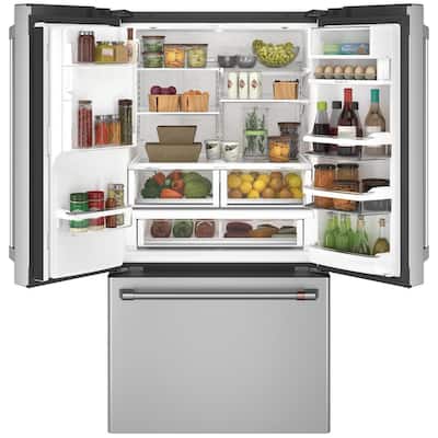 27.8 cu. ft. Smart French Door Refrigerator with Hot Water Dispenser in Stainless Steel, ENERGY STAR