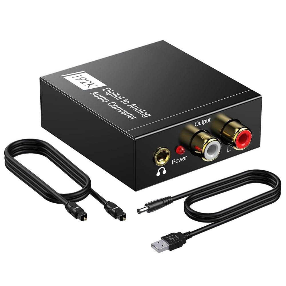 Yichuhaoxi DAC 192KHz Digital to Analog Audio Converter RCA