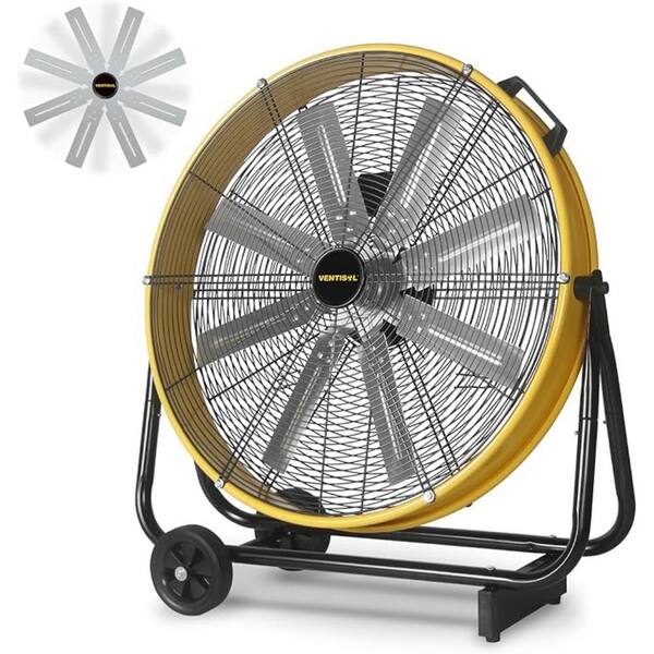 AFAIF 24 in. Industrial Floor Drum Fan, 8600 CFM Heavy Duty Floor Fan 3