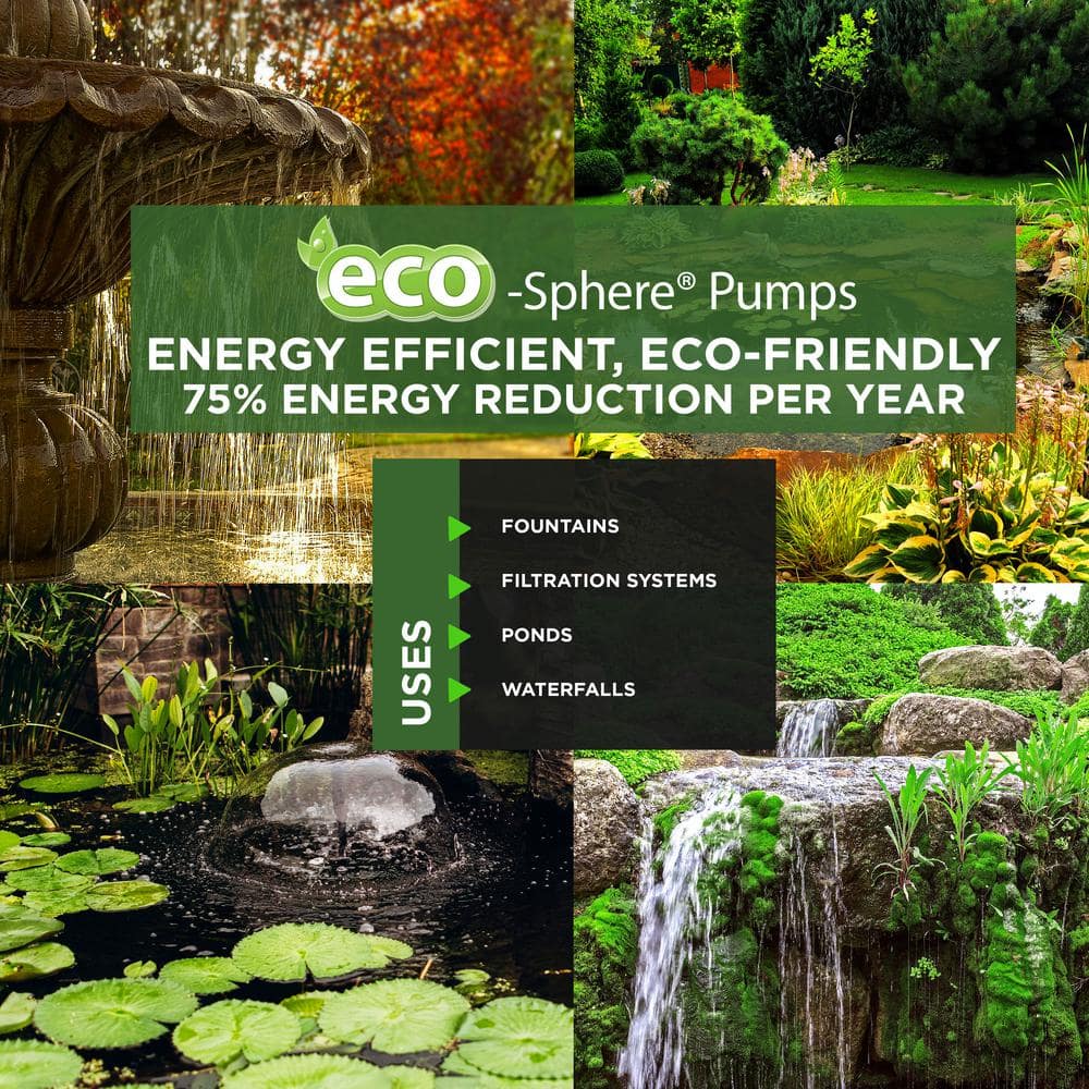 Eco-Friendly Black and Red Electric Pond Pump