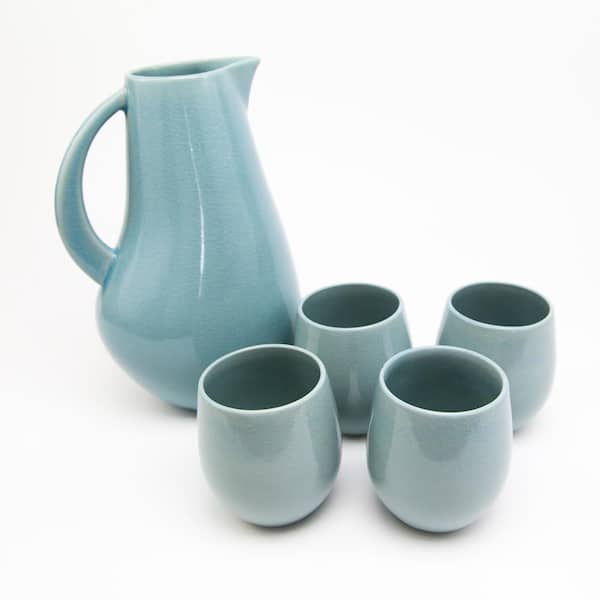 Carthage.Co La Marsa 5-Piece Pale Jade Regular Goblet Set