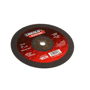 3/8 Arbor 4 Diameter x 1/16 Thick Lincoln Electric KH135 Abrasive Cut-Off Wheel Red 25000 RPM Pack of 5 