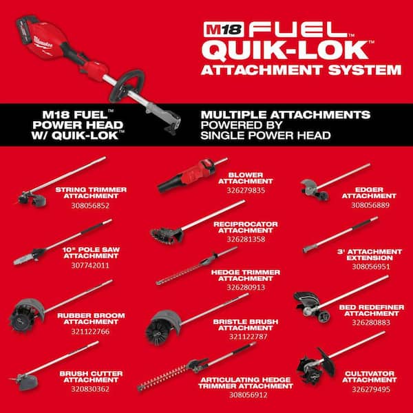 Milwaukee M18 FUEL QUIK-LOK Hedge Trimmer Attachment (Tool-Only