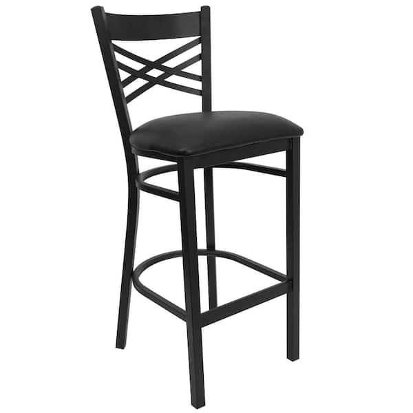 Stiles 1-Piece Round Shape Black Laminate Table Top Bar Table Set Dining Room Set Seat