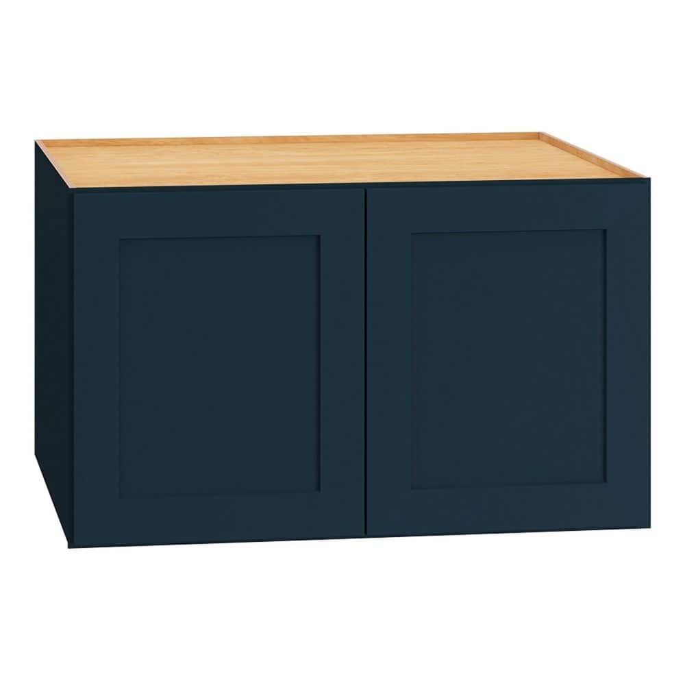 QuickShip Cottage 30 in. W x 24 in. D x 18 in. H Assembled Plywood Shaker Wall Bridge Kitchen Cabinet in Bermuda price history on PriceWatchPro