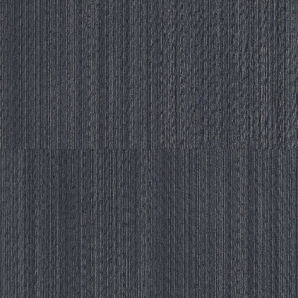 Chalet-Revival-Blue Commercial/Residential 18 in. x 36 in. Glue-Down Carpet Tile Square (63 sq. ft.)
