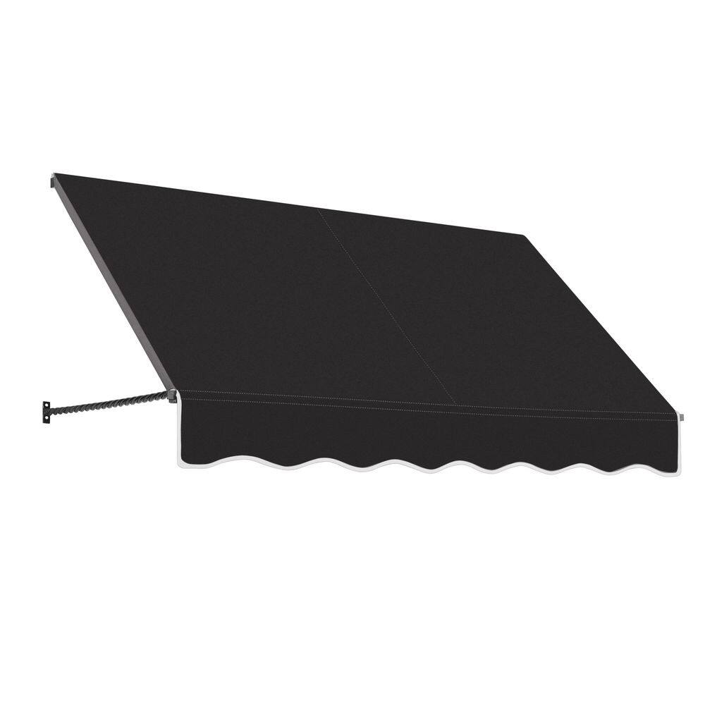7.38 ft. Santa Fe Acrylic Fabric Fixed Awning (88.5 in. W x 44 in. H x 24 in. D) in Black price history on PriceWatchPro