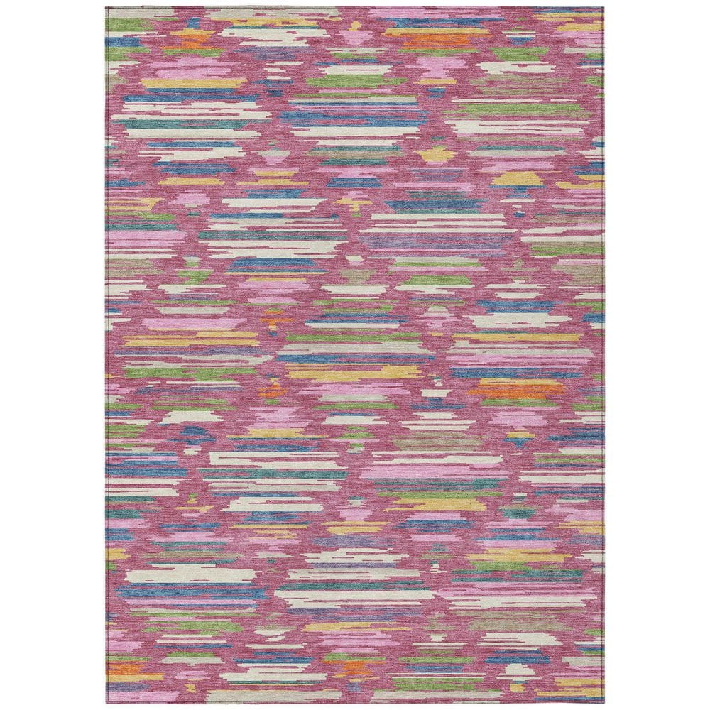 Chantille Machine Washable Indoor/Outdoor Abstract ACN2502 Blush 3 ft. x 5 ft. Area Rug price history on PriceWatchPro