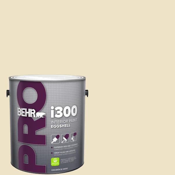 BEHR PRO 1 gal. #370E-2 Cream Silk Eggshell Interior Paint