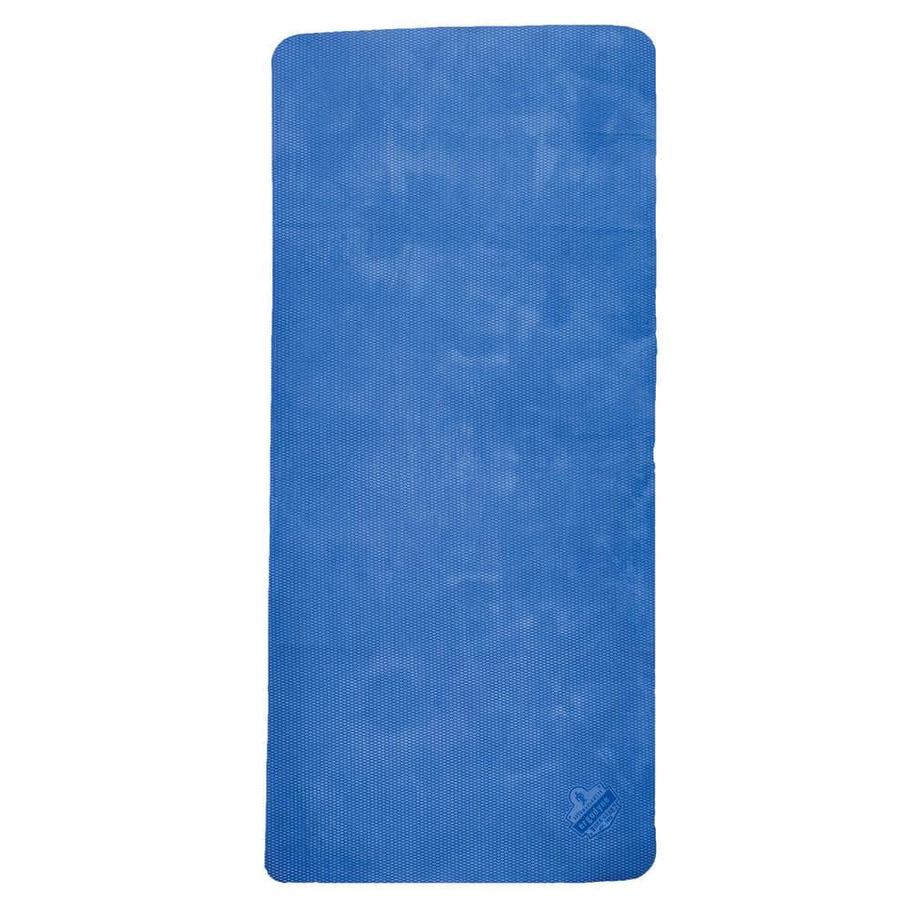 Ergodyne 13 in. x 29.5 in. Blue Economy Evaporative Cooling Towel 6601