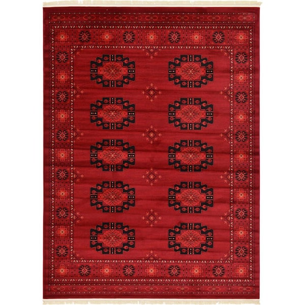 Tekke Cleveland Red 9' 0 x 12' 0 Area Rug
