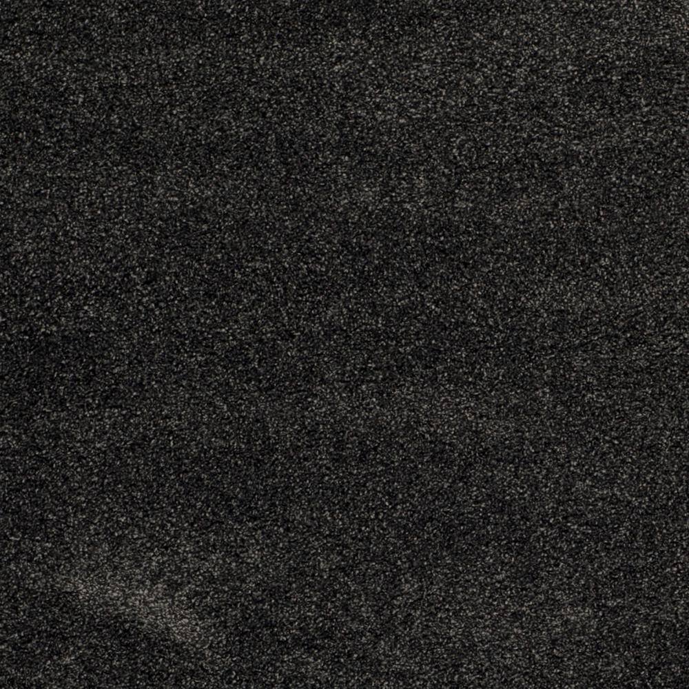 Reversible Dark Grey Solid Shag Rug 6' x 9' - Synthetic Easy Care