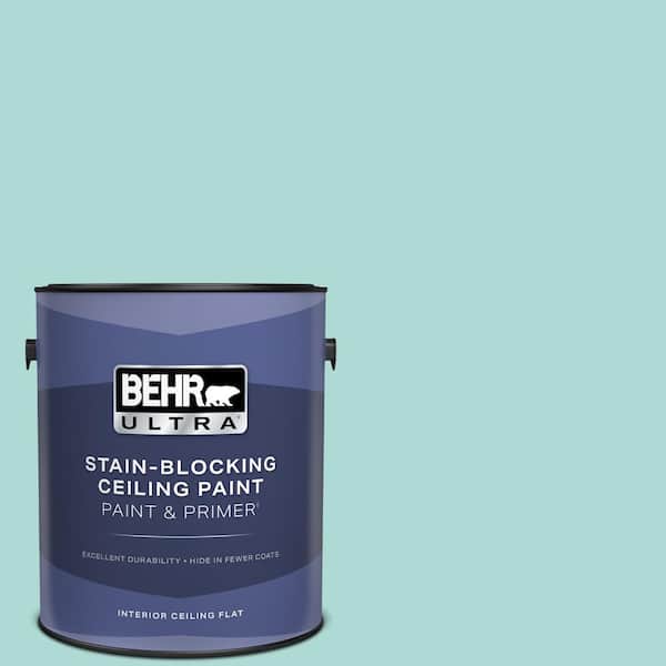 1 gal. #M450-3 Wave Top Ceiling Flat Interior Paint with Primer