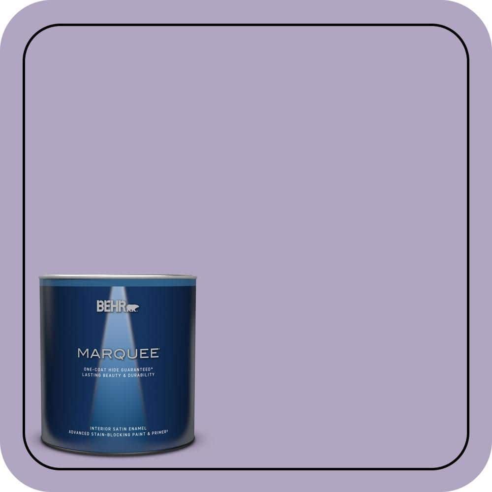 1 qt. #650D-4 Winter Amethyst Satin Enamel Interior Paint & Primer price history on PriceWatchPro