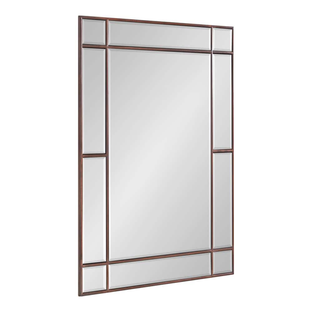 Westgate 30 in. H x 20 in. W Modern Rectangle Framed Bronze Wall Mirror price history on PriceWatchPro