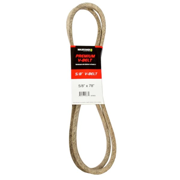 MaxPower 5/8 in. x 78 in. Premium V-Belt 347623 - The Home Depot