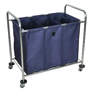HL Steel Frame and Divided Canvas Bag Industrial Cart with Wheels