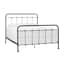 StyleWell Dorley Farmhouse Black Metal Full Bed (57.87 in W. X 53.54 in ...