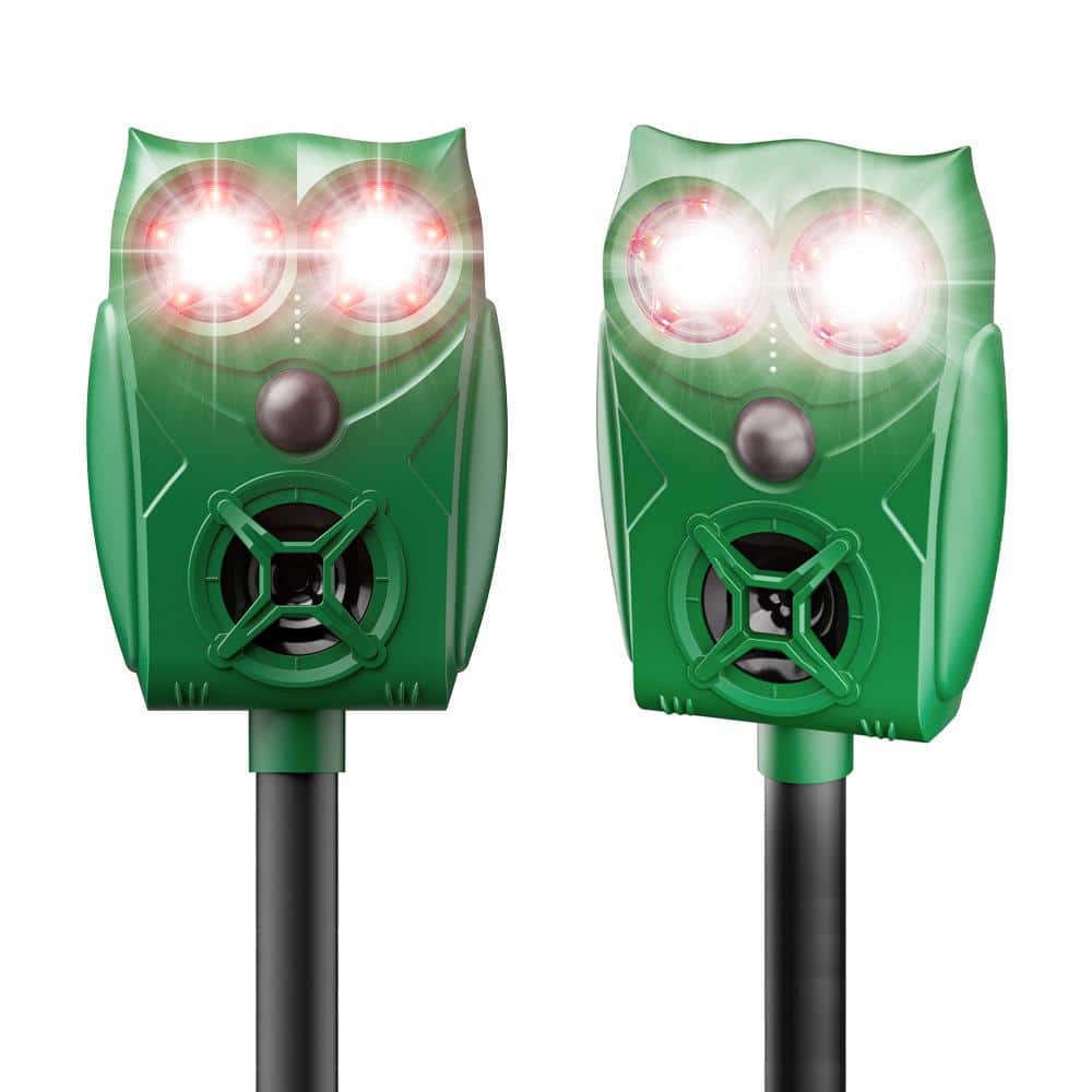 Solar Ultrasonic Animal Repeller with Motion Sensor - Waterproof Outdoor Yard and Garden Deterrent with LED Light price history on PriceWatchPro