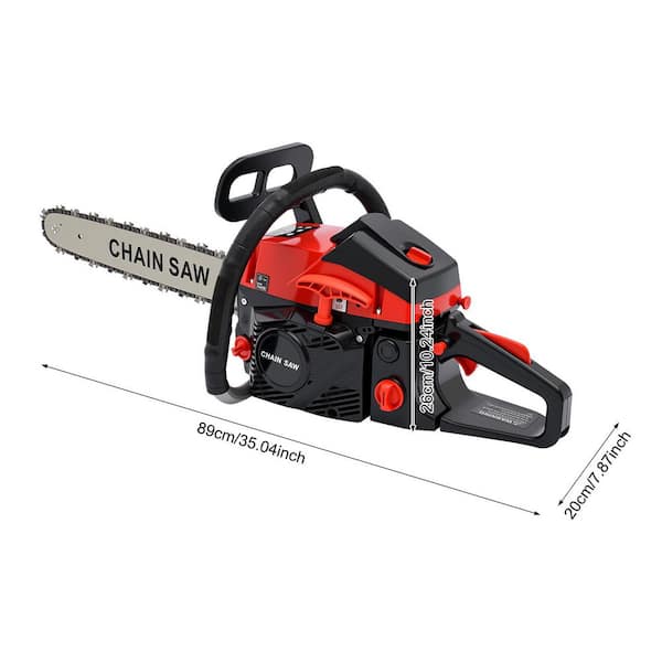 YIYIBYUS 18 in. 58 cc 2-Stroke Gas Chainsaw Handheld Gas Powered
