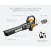 Worx 70 MPH 620 CFM 12 Amp Electric Leaf Blower Mulcher and